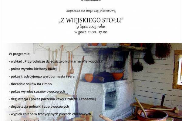 Plakat_Z wiejskiego stolu